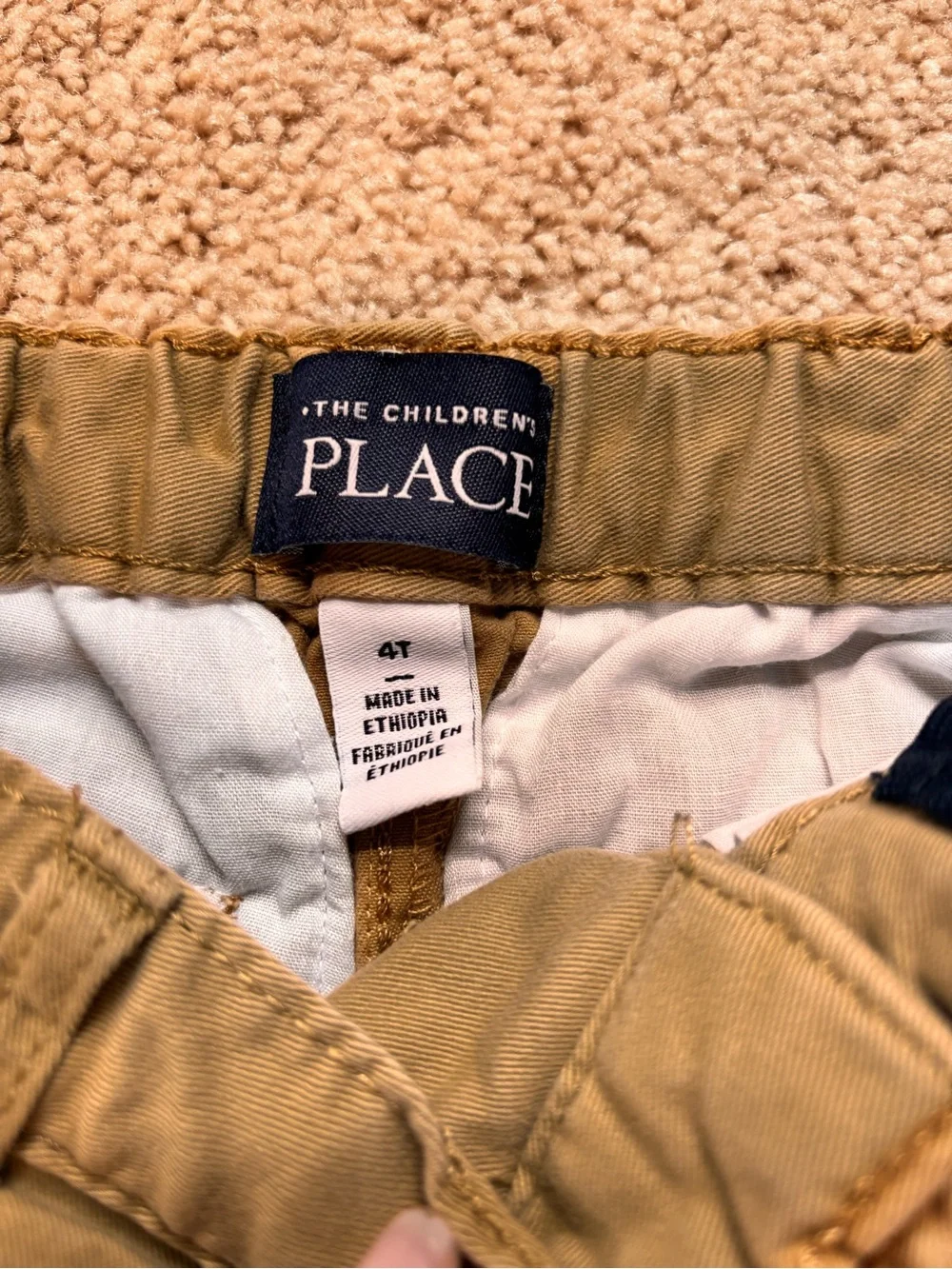 Kids Tan Chino Pants